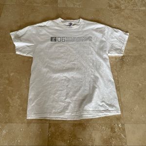 2006 Miami Heat White Hot Heat Playoff T-shirt